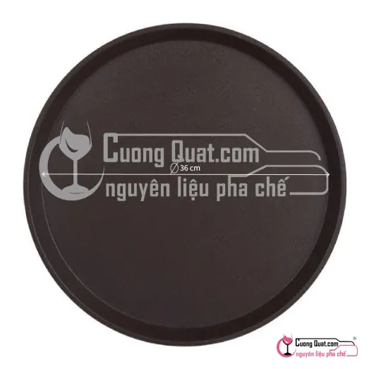 Khay Tròn Chống Trượt 36cm, Cái