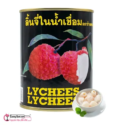 Kim Thành Vải Ngâm Nước Đường 565g, Hộp 565g, thùng 12