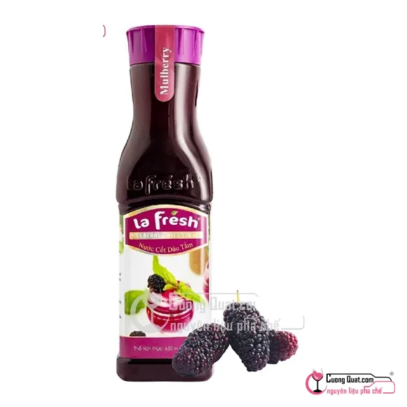 La Fresh Cốt Dâu Tằm 650ml, Chai 650ml, thùng 12