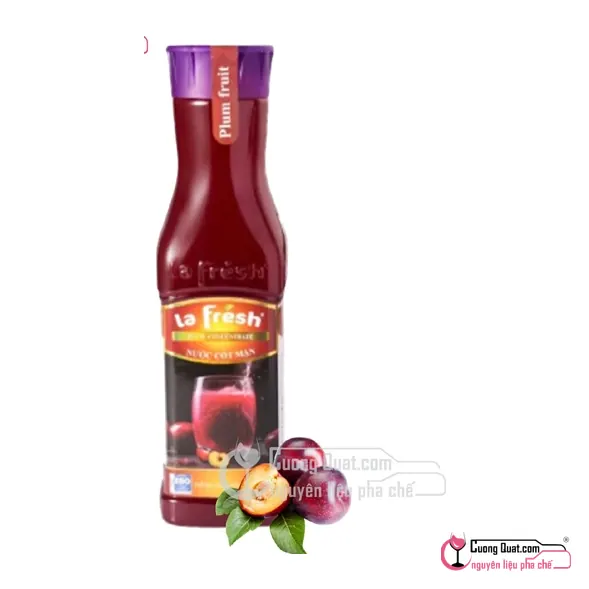 La Fresh Cốt Mận 650ml, Chai 650ml, thùng 12