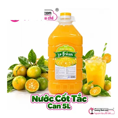 La Fresh Nước Cốt TẮC 5L, Can 4L