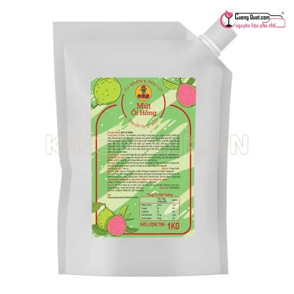 Lermao Mứt Ổi 1kg, Túi 1kg, thùng 12