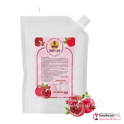 Lermao Siro Lựu 1kg, Túi 1kg, thùng 12