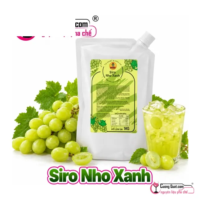 Lermao Siro Nho Xanh 1kg, Gói 1kg, thùng 12