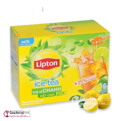 Lipton Trà Chanh Mật Ong 192g, Hộp 192g, thùng 30