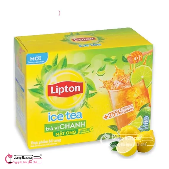 Lipton Trà Chanh Mật Ong 192g, Hộp 192g, thùng 30
