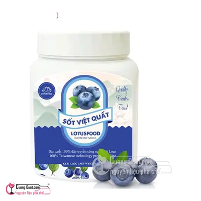 Lotus Sốt Việt Quất 1.2kg, Hộp 1.2kg, thùng 12