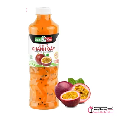 Mama Sinh Tố Chanh Dây 1L, Chai 1L, thùng 12