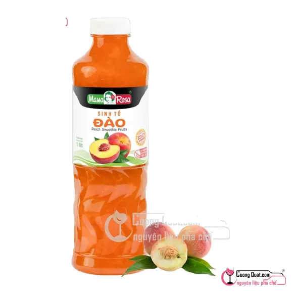 Mama Sinh Tố Đào 1L, Chai 1L, thùng 12