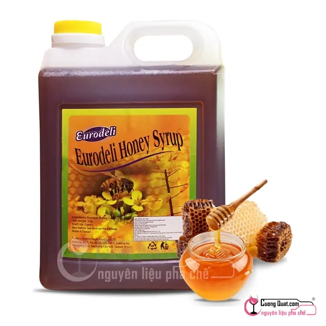 Mật Ong Eurodeli 3kg, Chai 3kg, thùng 10