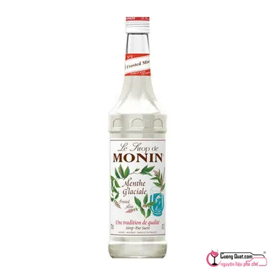 Monin Siro Bạc Hà Trắng 700ml, Chai 700ml, thùng 6