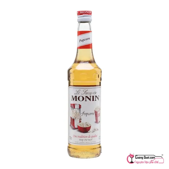 Monin Siro Bắp Bơ Rang 700ml, Chai 700ml, thùng 6