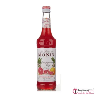 Monin Siro Bưởi Hồng 700ml, Chai 700ml, thùng 6