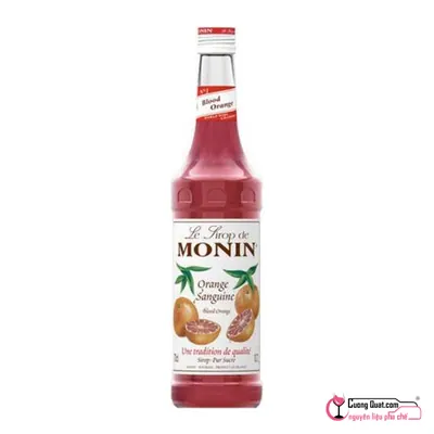 Monin Siro Cam Đỏ 700ml, Chai 700ml, thùng 6