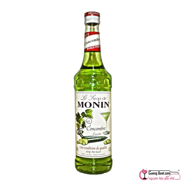 Monin Siro Dưa Leo 700ml, Chai 700ml, thùng 6