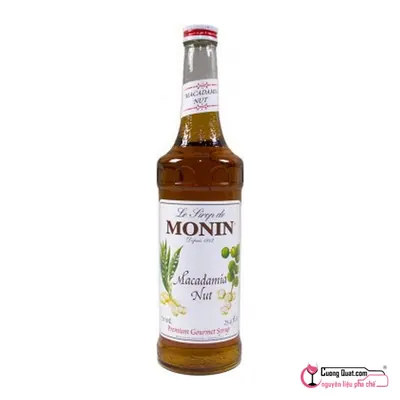 Monin Siro Hạt Macadamia 700ml, Chai 700ml, thùng 6