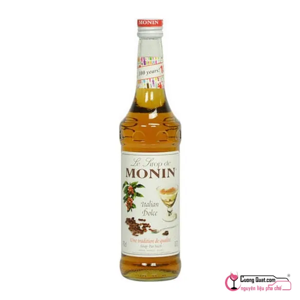 Monin Siro Kem Ý 700ml, Chai 700ml, thùng 6