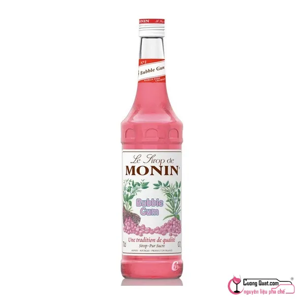 Monin Siro Kẹo Bubble Gum 700ml, Chai 700ml, thùng 6