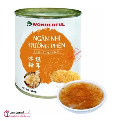 Ngân Nhĩ Đường Phèn Wonderful 870g, Hộp 870g, thùng 12