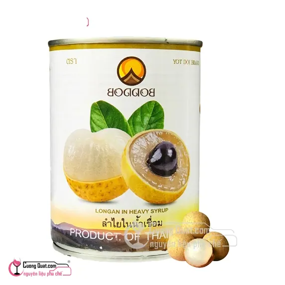Nhãn Ngâm Boddob 565g, Hộp 565g, thùng 24