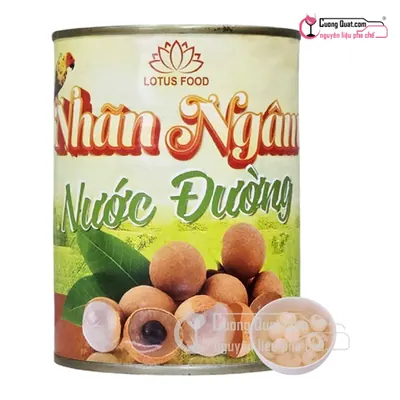 Nhãn Ngâm Lotus 565g, Hộp 565g, thùng 12