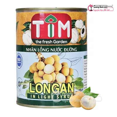 Nhãn Ngâm TIM 565g, Hộp 565g, thùng 12