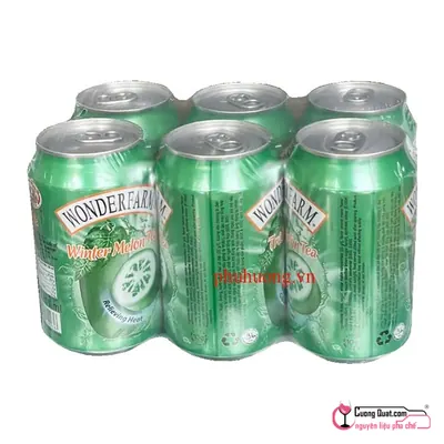 Nước bí đao 310ml - Lốc 6 lon, Lốc 310ml