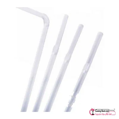 Ống Hút Cong P5 (70 Ống/Bịch) - Trắng, Cái