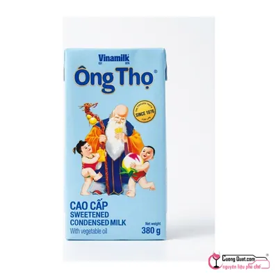 Ông Thọ Hộp Giấy Xanh Sữa Đặc 380g, Hộp 380g, thùng 24