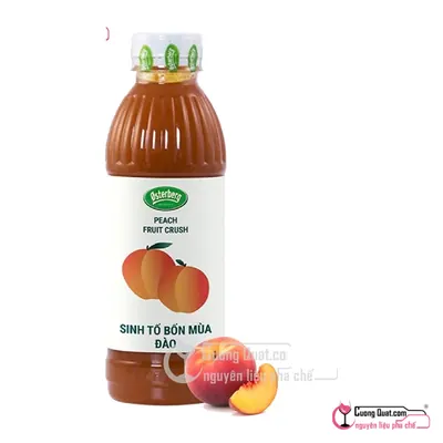 Osterberg Sinh Tố Đào 1L, Chai 1L, thùng 12