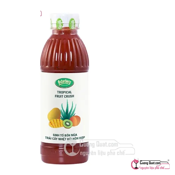 Osterberg Sinh Tố Trái Cây Nhiệt Đới 1L, Chai 1L, thùng 12