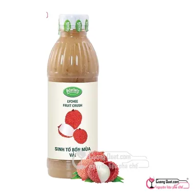 Osterberg Sinh Tố Vải 1L, Chai 1L, thùng 12