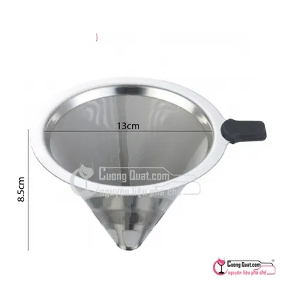 Phiểu Lọc Trà Inox 2L Thép 304 13cm, Cái 2L