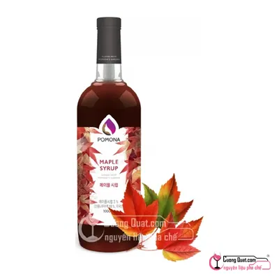 Pomona Siro Lá Phong (Maple) 1L, Chai 1L, thùng 6