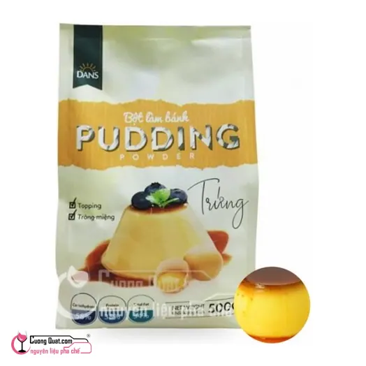 Pudding Trứng Dans 500g, Gói 500g, thùng 24