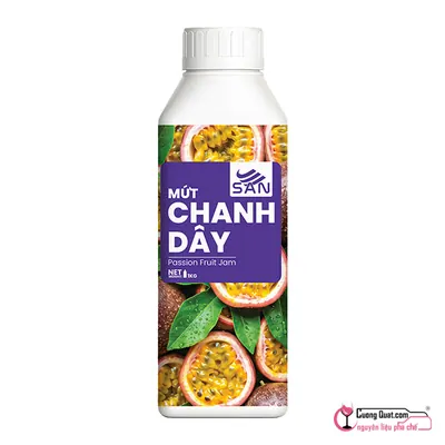 San Mứt Chanh Dây 1kg, Chai 1kg, thùng 12