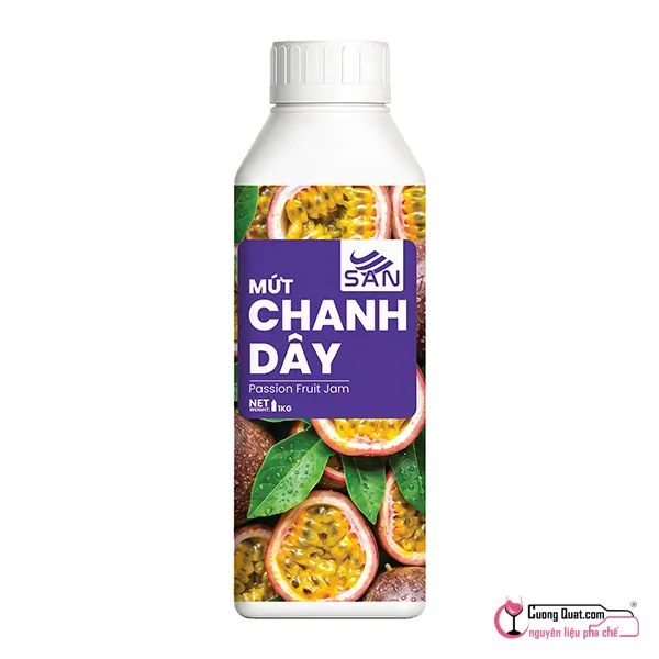 San Mứt Chanh Dây 1kg, Chai 1kg, thùng 12