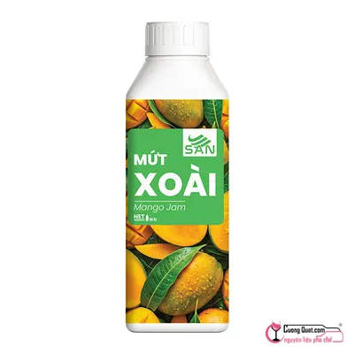 San Mứt Xoài 1kg, Chai 1kg, thùng 12