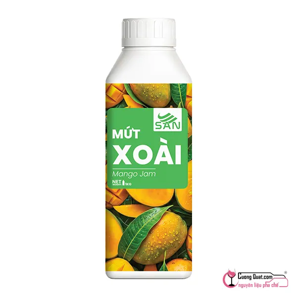 San Mứt Xoài 1kg, Chai 1kg, thùng 12