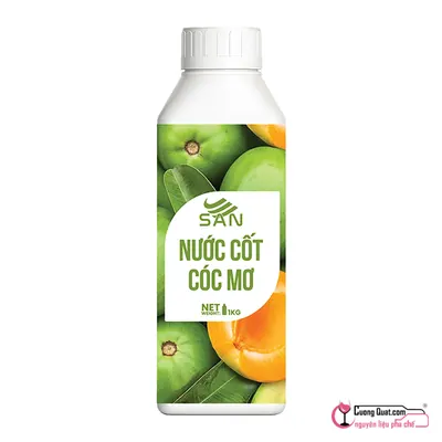 San Nước Cốt Cóc Mơ 1kg, Chai 1kg, thùng 12