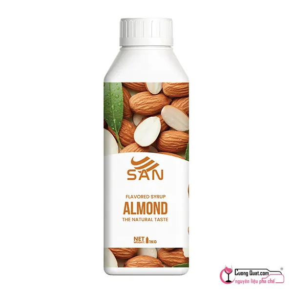 San Siro Hương Hạnh Nhân 1kg, Chai 1kg, thùng 12