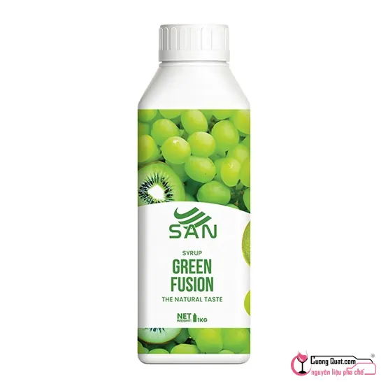 San Siro Kiwi - Nho Xanh 1kg, Chai 1kg, thùng 12