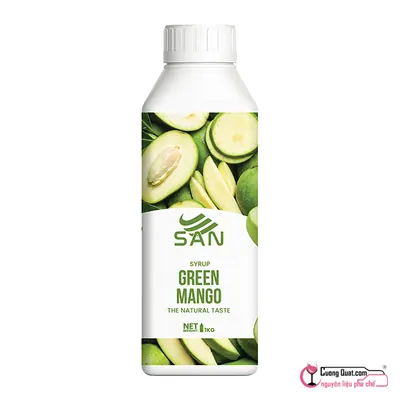 San Siro Xoài Non 1kg, Chai 1kg, thùng 12