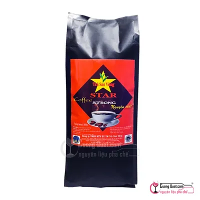 Sao Vàng Cà Phê Rang Xay Star Strong 500g, Gói 500g