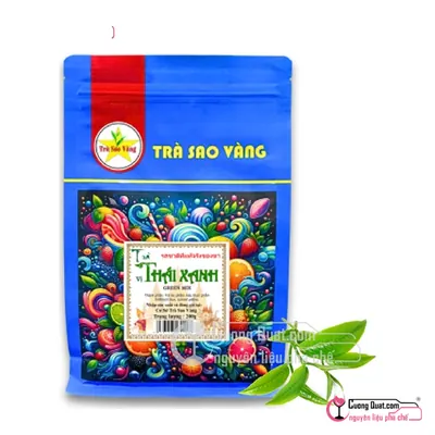 Sao Vàng Trà Xanh Vị Thái 200g, Gói 200g, thùng 15