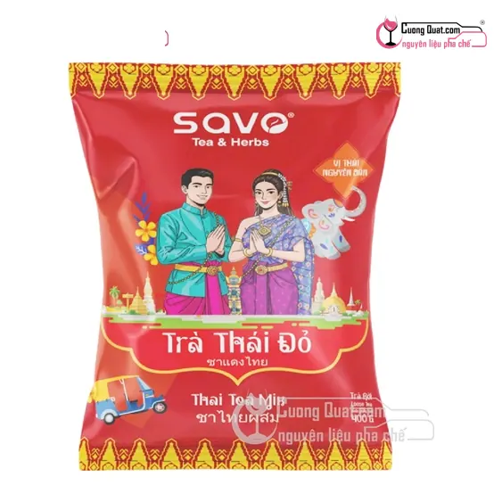 Savo Trà Thái Đỏ Nguyên Bản 400g, Túi 400g, thùng 12
