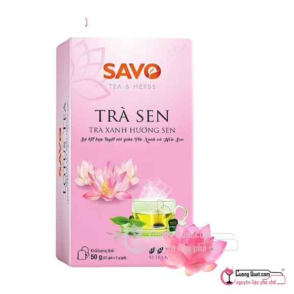 Savo Trà Túi Lọc Sen 50g, Hộp 50g