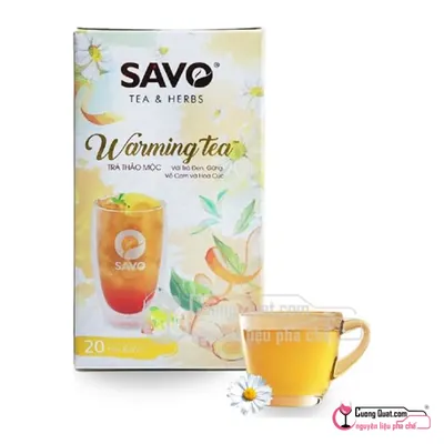 Savo Trà Túi Lọc Thảo Mộc Warming Tea 50g, Hộp 50g, thùng 24