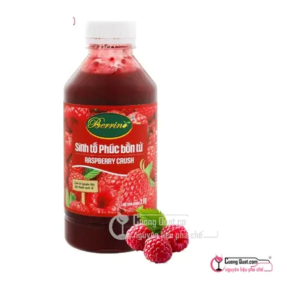 Sinh Tố Berrino Phúc Bồn Tử 1L, Chai 1L, thùng 12