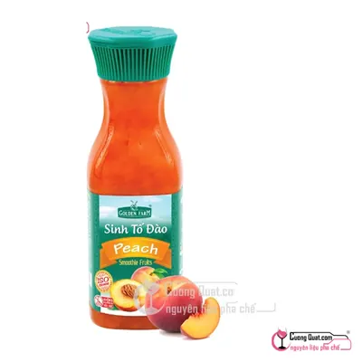 Sinh Tố GDF Đào 1L, Chai 1L, thùng 12